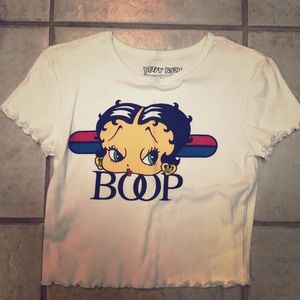 Forever 21 Betty Boop Crop Top